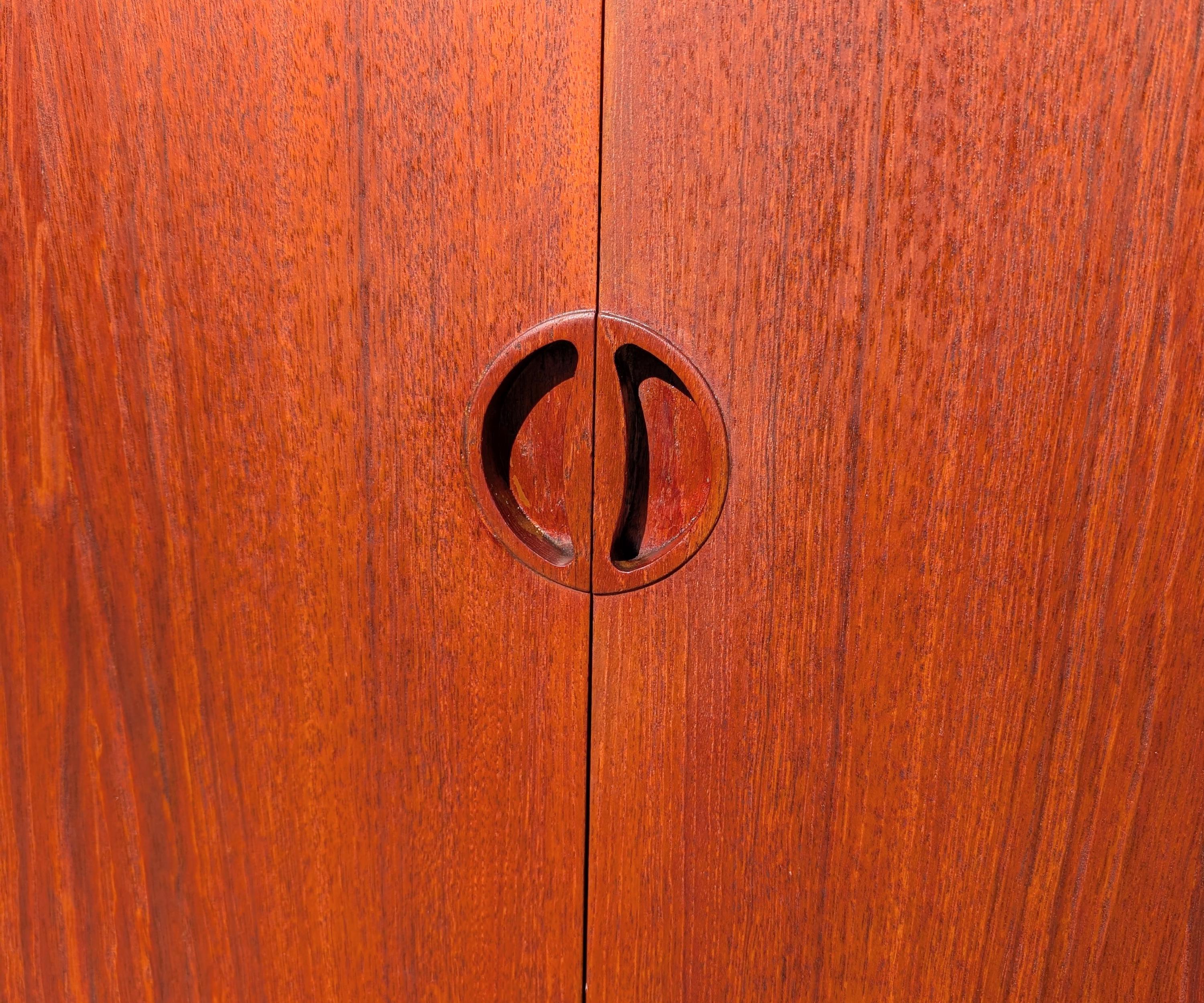 Mid Century Danish Modern Teak Cabinet by Dyrland