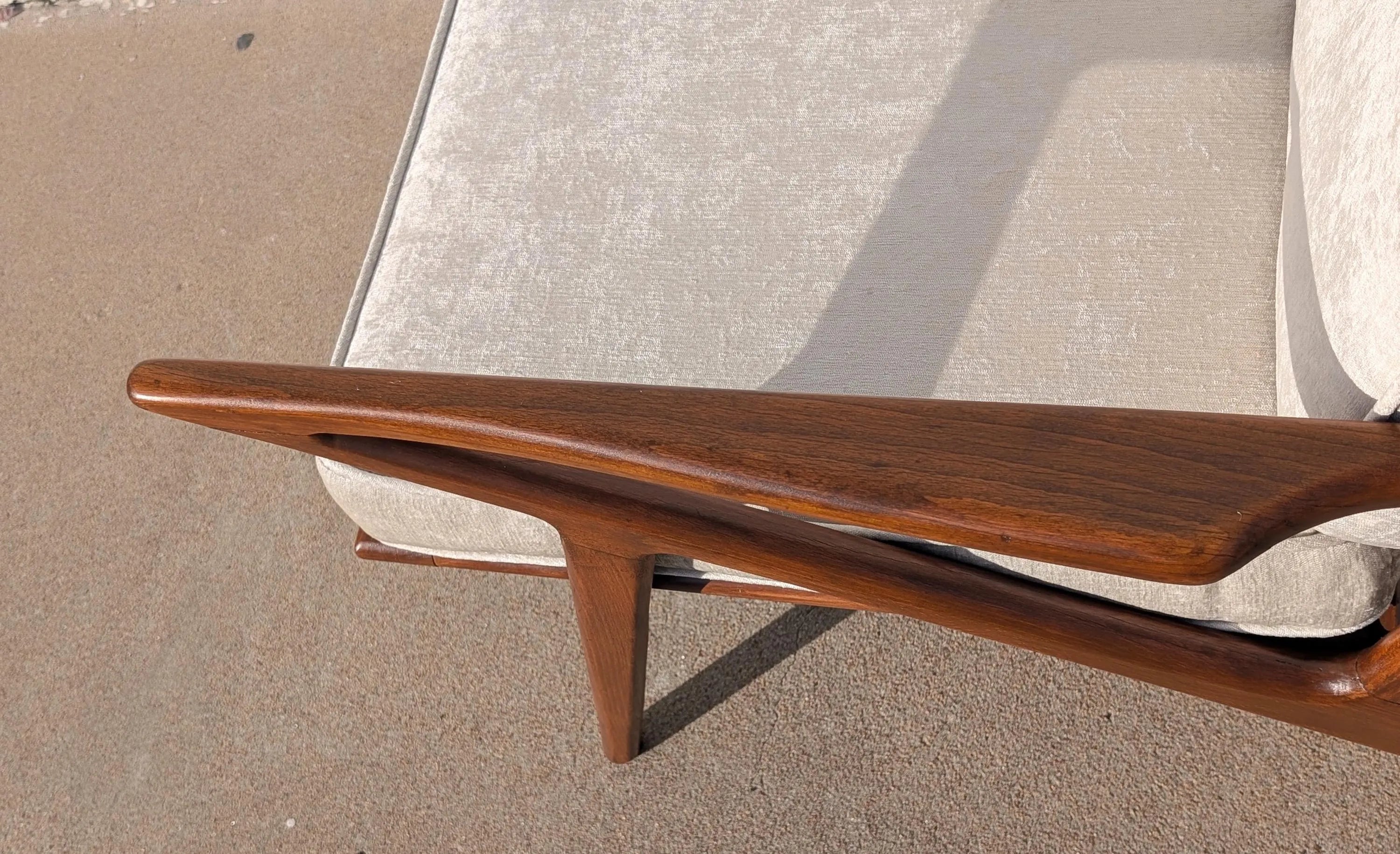 Mid Century Danish Modern Kofod Larsen Inspired Blade Chair