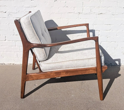 Mid Century Danish Modern Kofod Larsen Inspired Blade Chair