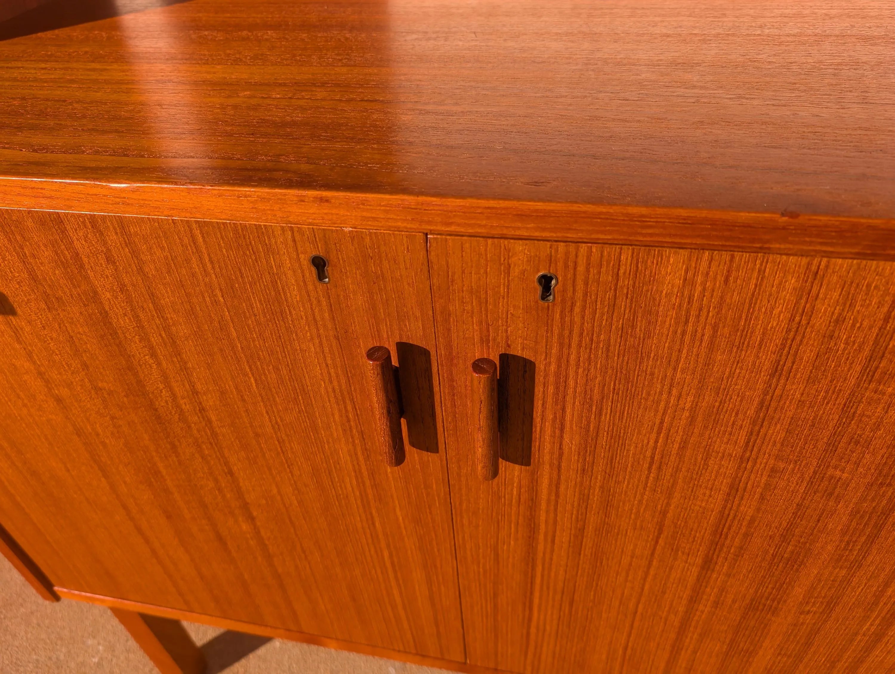 Mid Century Danish Modern Teak Wall Unit