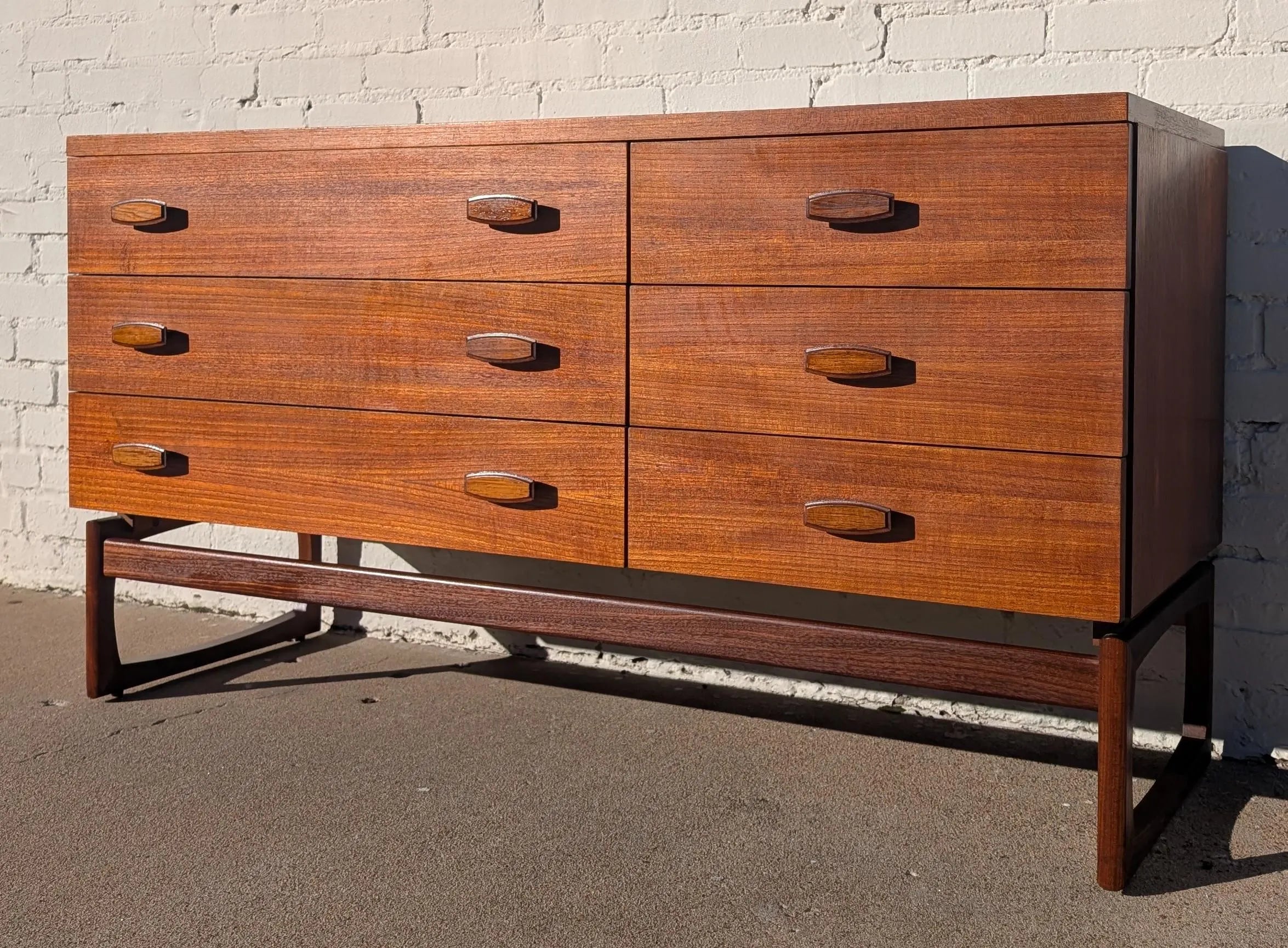 Mid Century English Modern G Plan Teak Dresser