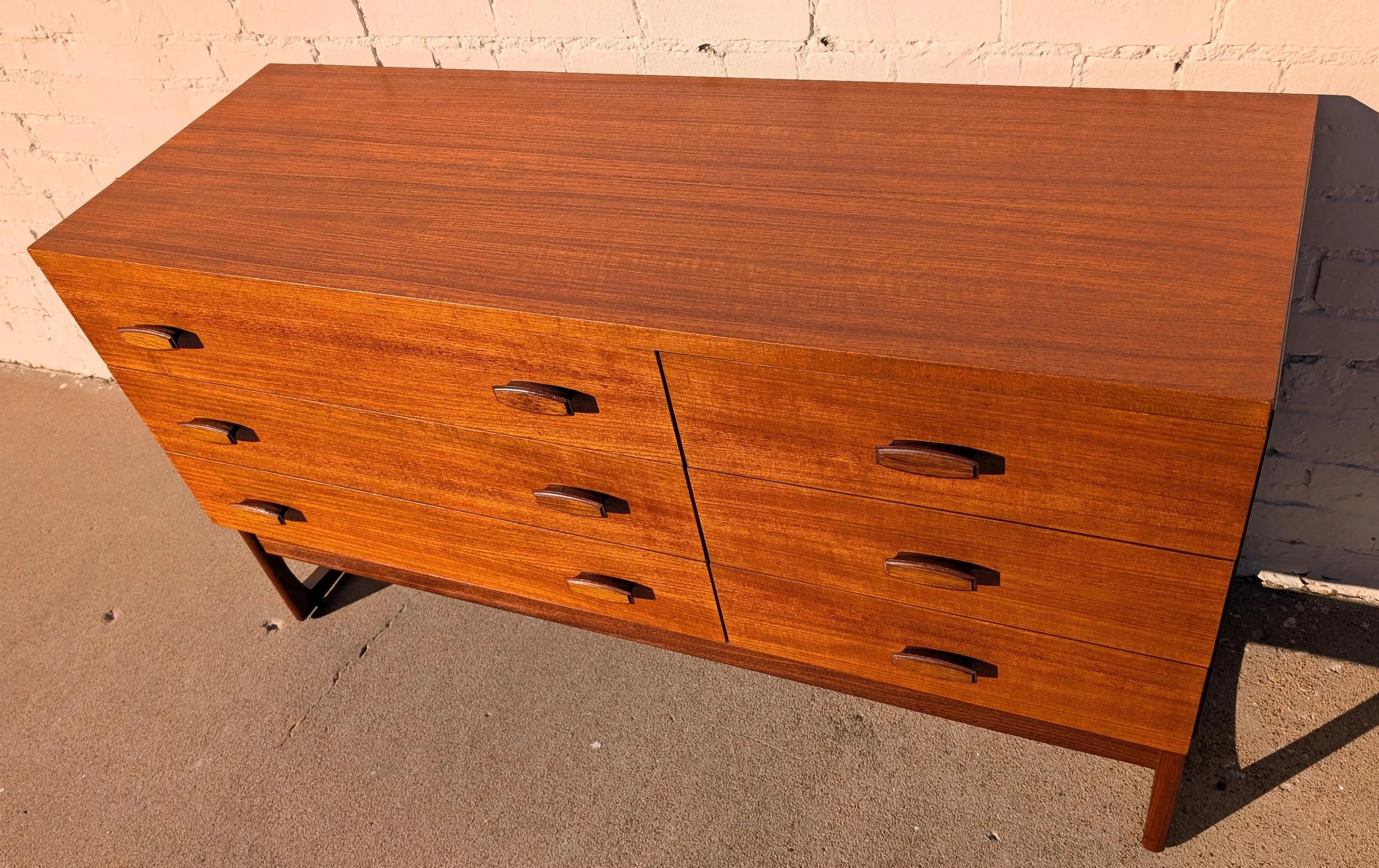 Mid Century English Modern G Plan Teak Dresser