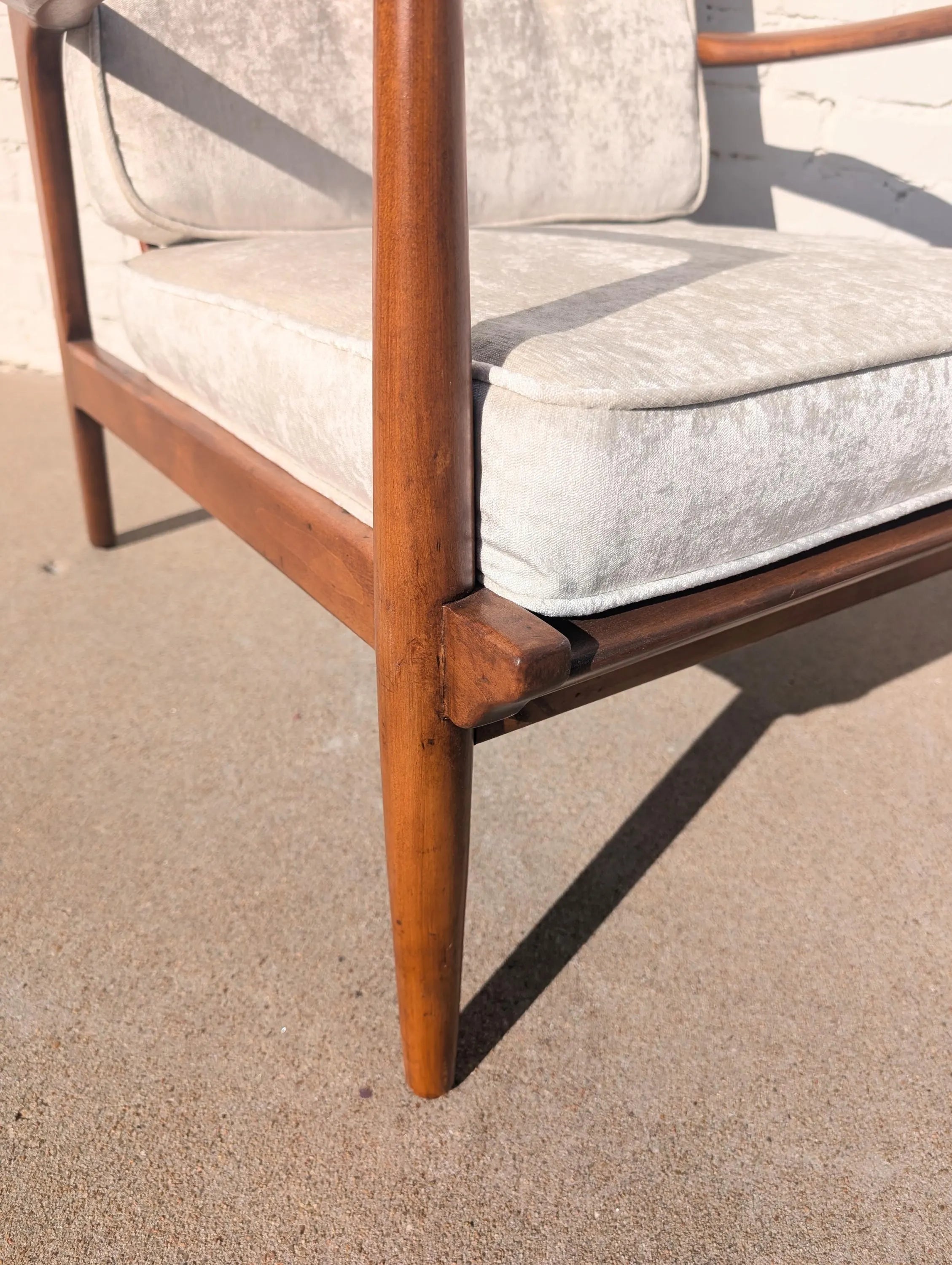 Mid Century Danish Modern Kofod Larsen Inspired Blade Chair