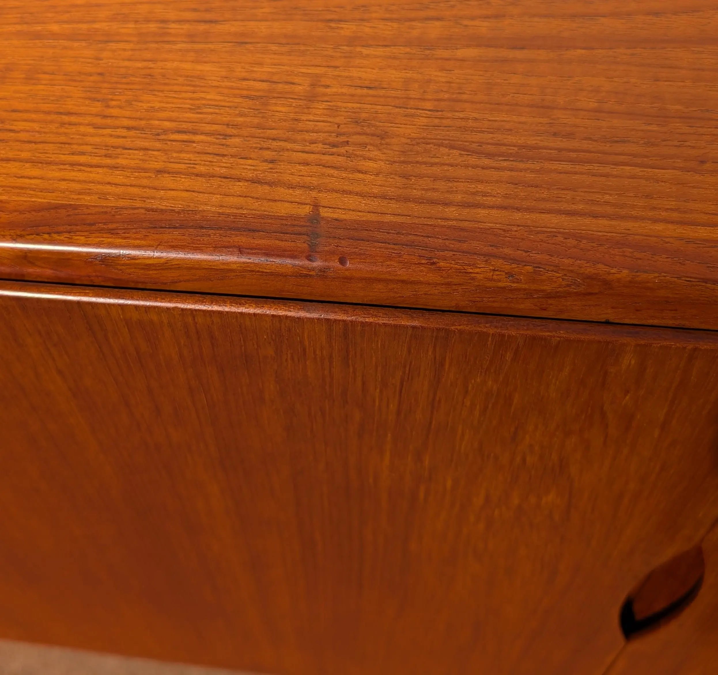 Mid Century Danish Modern Teak Credenza by Johannes Andersen for Hans Boch