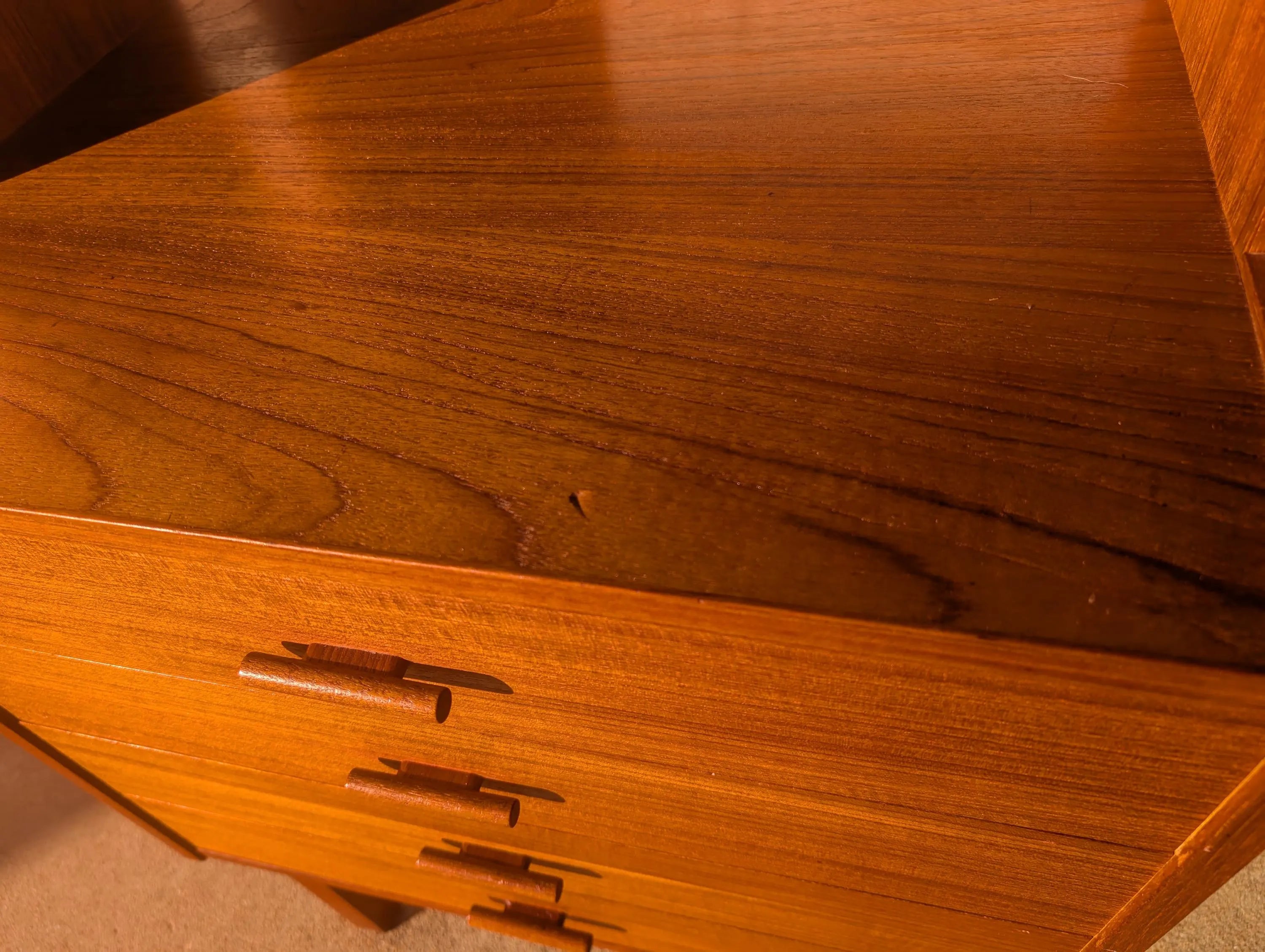 Mid Century Danish Modern Teak Wall Unit
