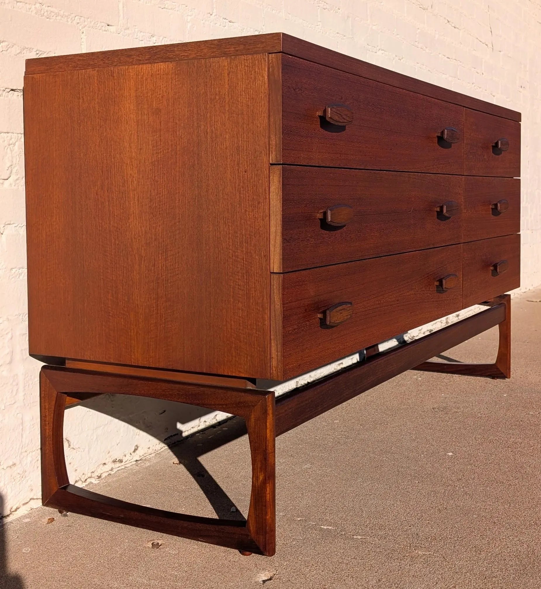Mid Century English Modern G Plan Teak Dresser