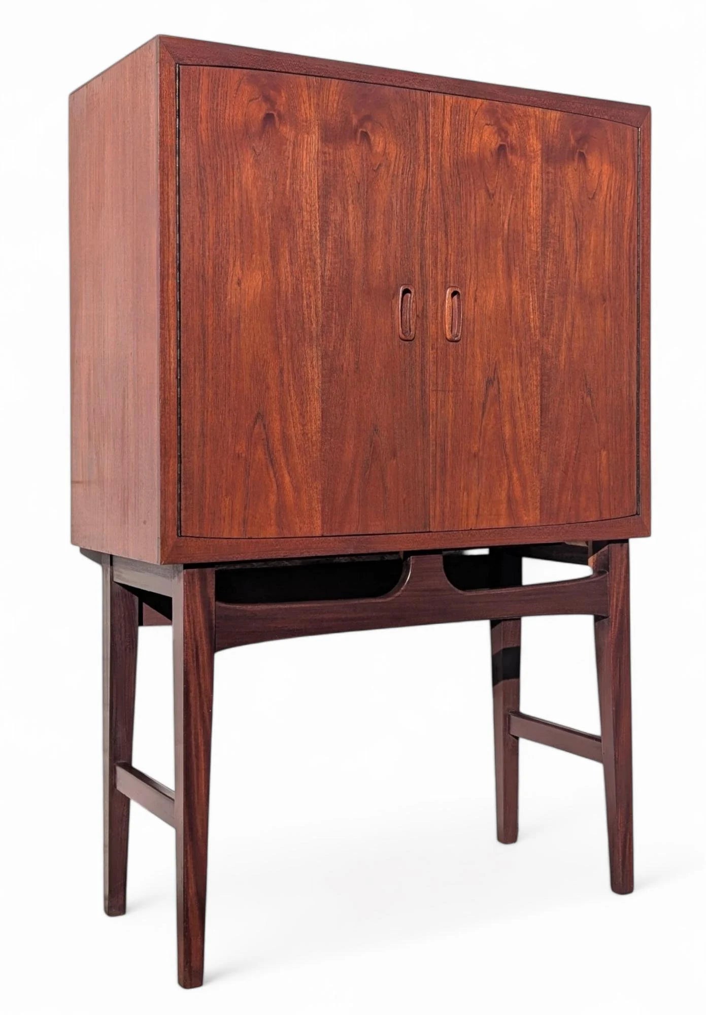 Mid Century Danish Modern Teak Dry Bar by Torbjorn Afdal