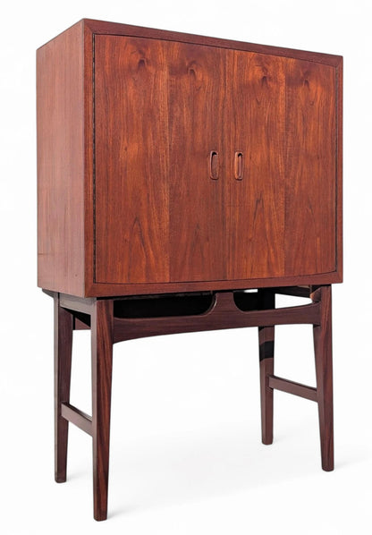 Mid Century Danish Modern Teak Dry Bar by Torbjorn Afdal