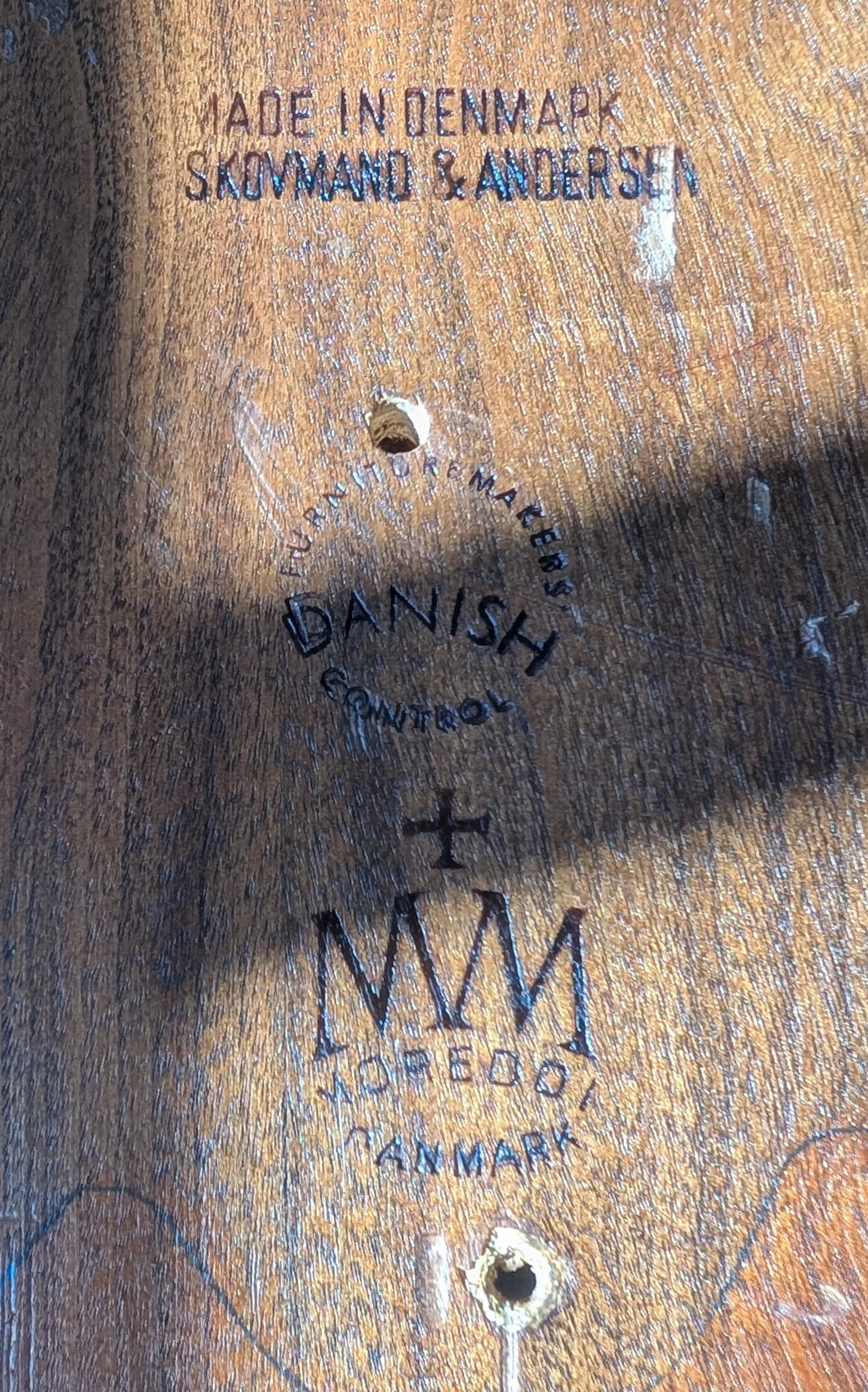 Mid Century Danish Modern Moreddi Dining Table