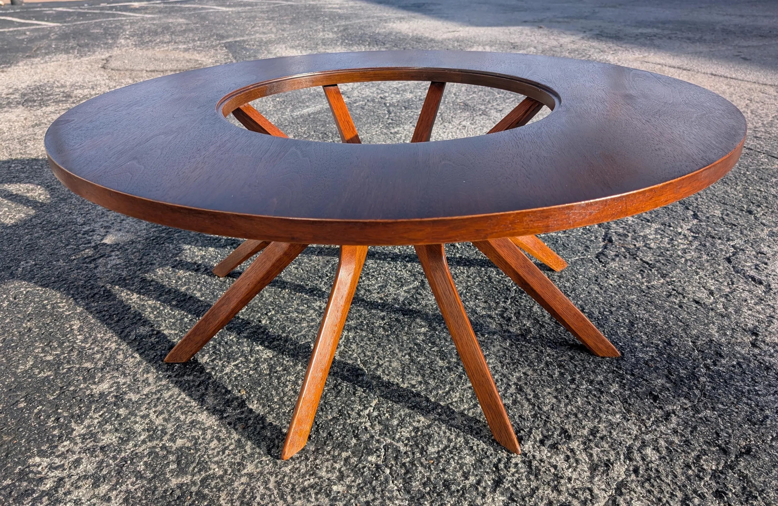 Mid Century Modern Brasilia Cathedral Coffee Table