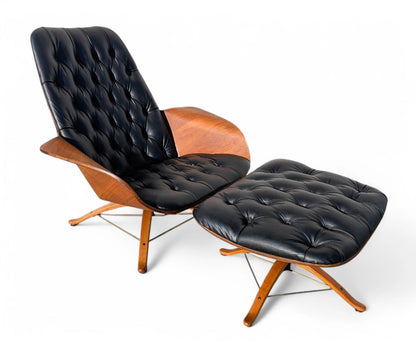 Mid Century Modern Early Edition Plycraft Mr Chair