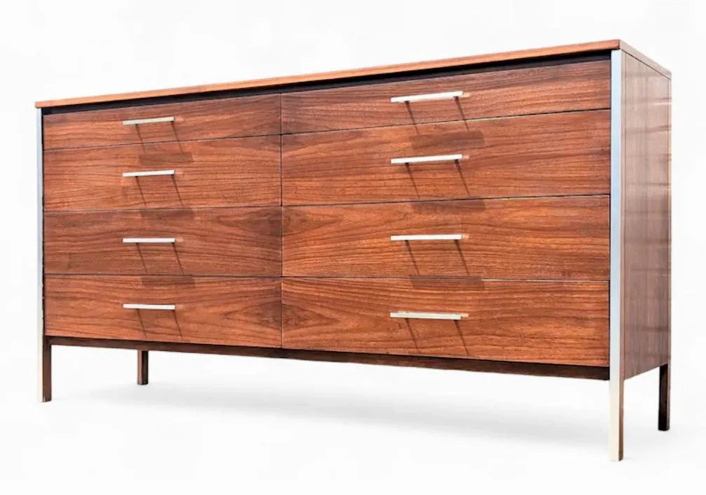 Mid Century Modern Paul McCobb Eight Drawer Dresser for Calvin