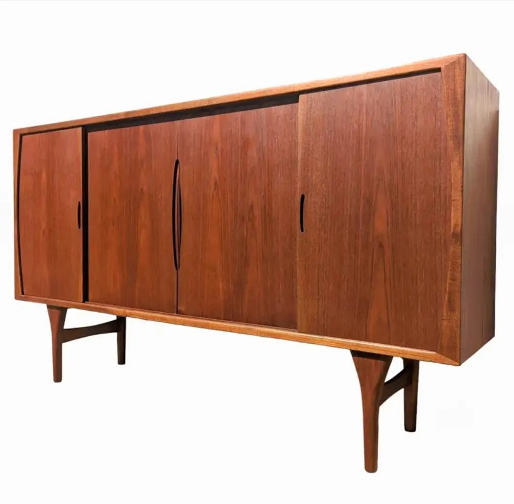 Mid Century Danish Modern Cocktail Cabinet for Bruno Hansen