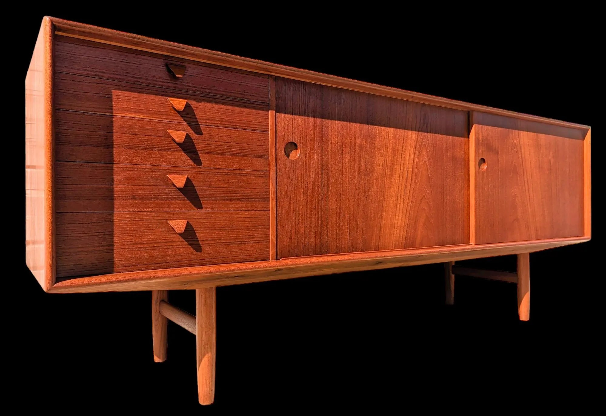 Mid Century Danish Modern Sideboard by Kurt Ostervig for KP Mobler