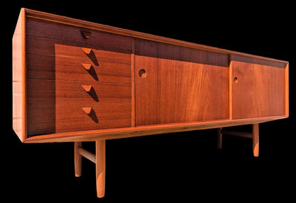 Mid Century Danish Modern Sideboard by Kurt Ostervig for KP Mobler