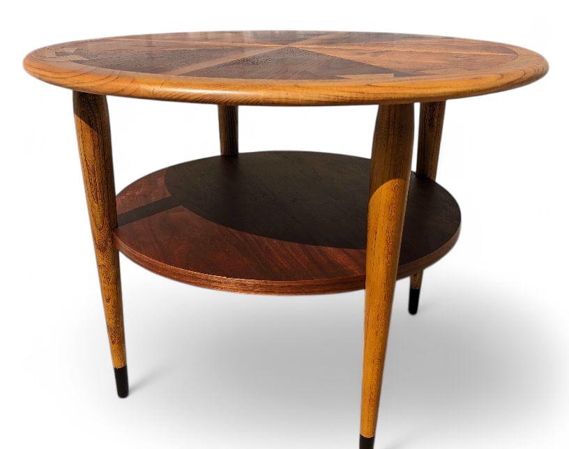 Mid Century Modern Lane Acclaim Round Side Table