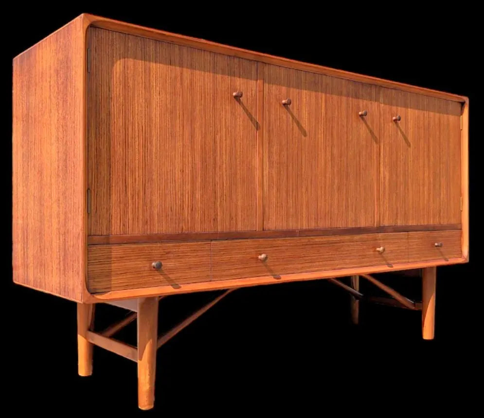 Mid Century English Modern Teak Sideboard
