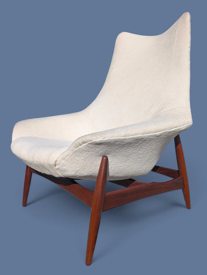 Mid Century Danish Modern Bramin Side Chair by Henry Klein